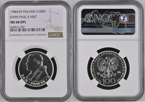 Polen 100 zloty papst - polen,
