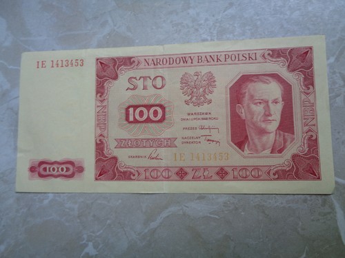 100 zloty 1948 fast - 100,