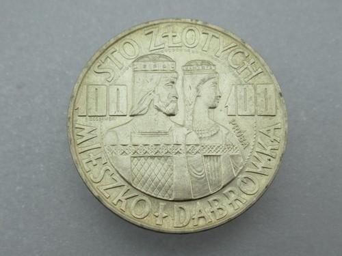 Polen 100 zloty silber 1966 - polen,