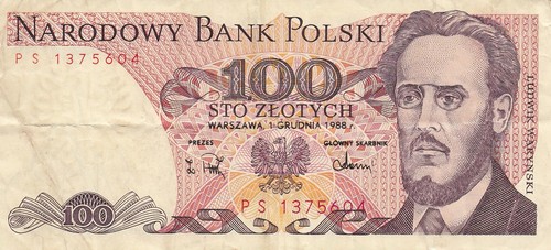 Poland 100 zloty 143s - 100, p-143s