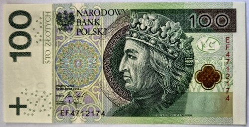 100 zloty 2018 serie - serie, ef