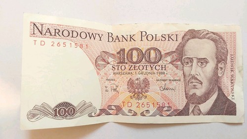 Geldschein polen banknote - geldschein,