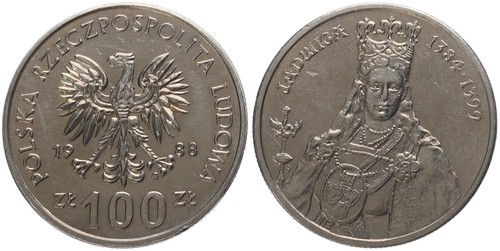 Polen poland 100 zloty 1988 - 100,