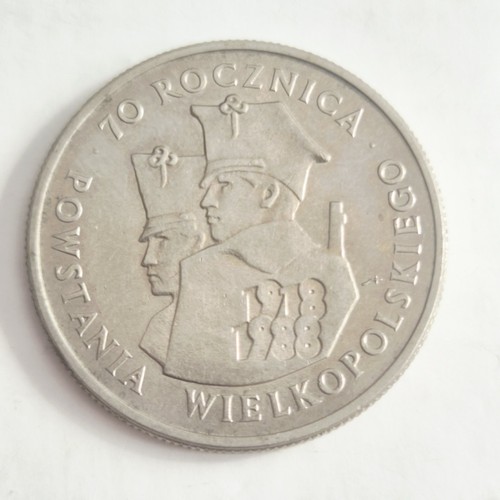 100 zloty 1988 - zloty, jahrestag