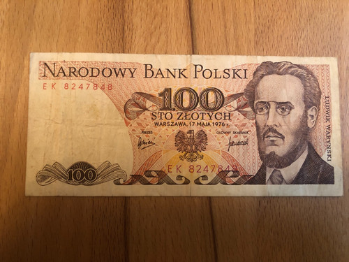 100 zloty polen - zloty, 1976