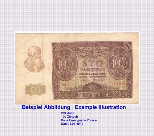Polen poland 100 zloty - , 1940