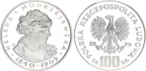 Polen 100 zloty silber 1975 - polen,