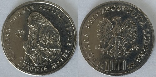 Polen 100 zloty 1985 - 100,
