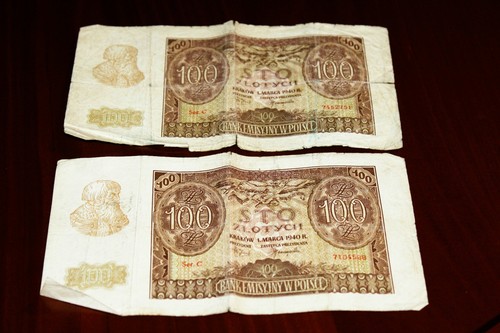 Polnische 100 zloty - polnische, stück